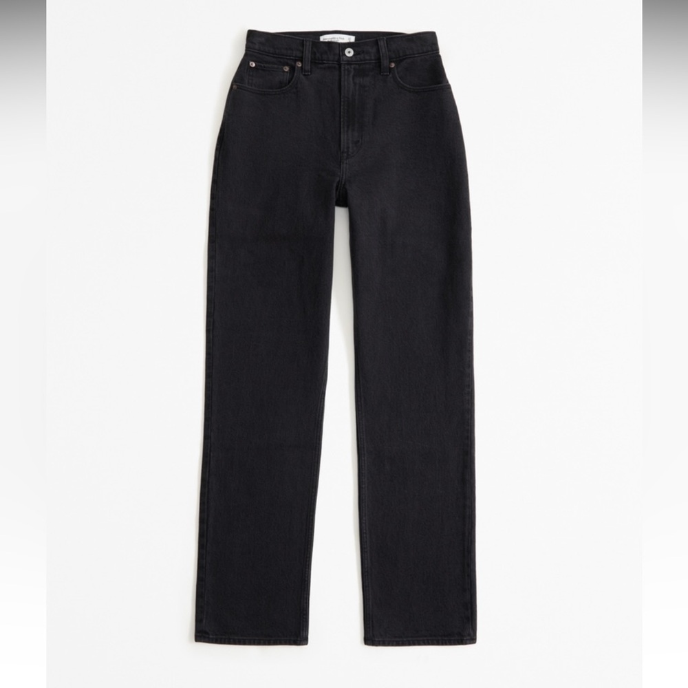 Abercrombie and Fitch Curve Love The 90’s Straight Ultra High Rise Jeans